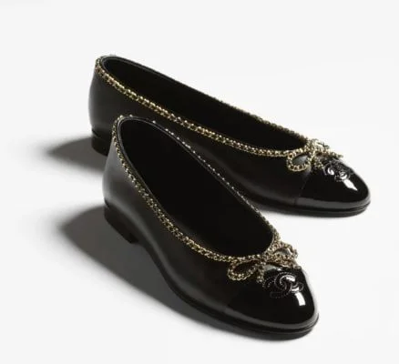 These are Chanel ballet flats with the ...