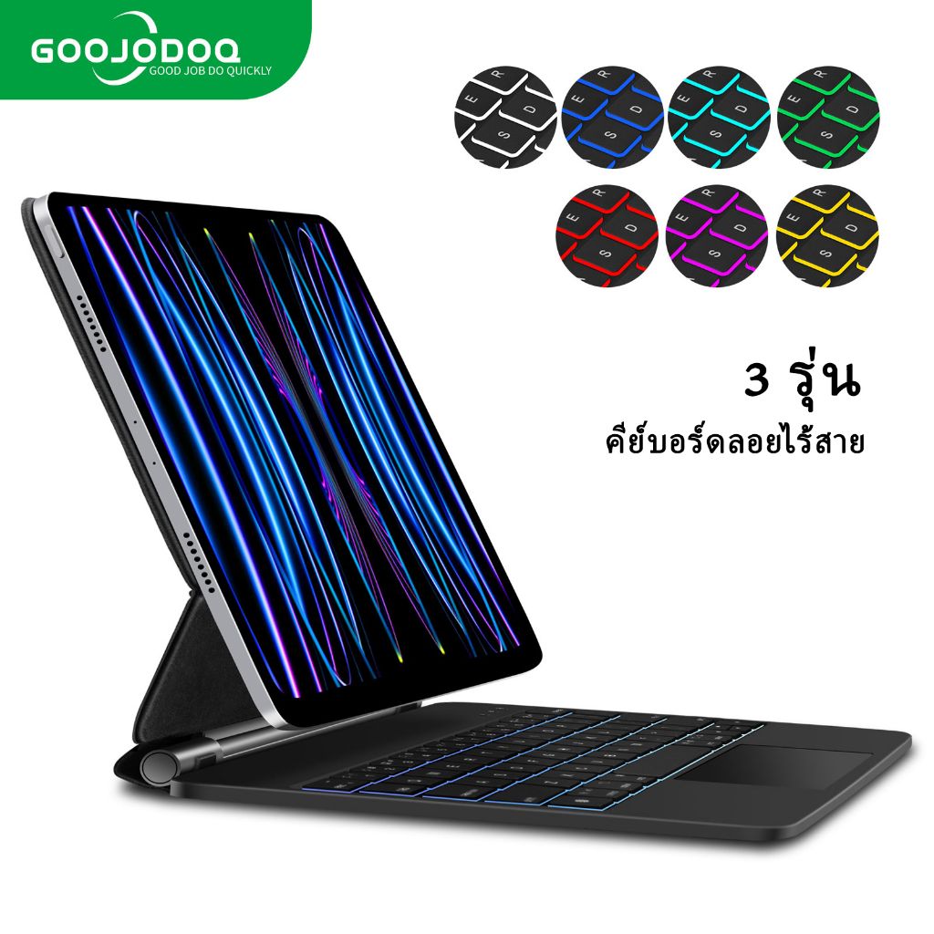 GOOJODOQ【คีย์บอร์ดไทย】เคสคีย์บอร์ดบลู...